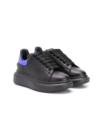 Shop Alexander Mcqueen Lace-up Low-top Sneakers In Black