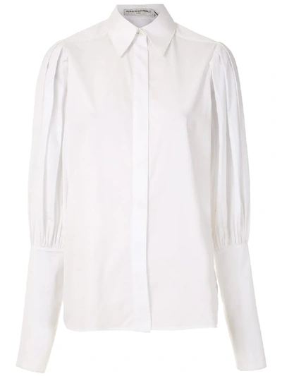 Shop Reinaldo Lourenço Puff Sleeves Shirt In White