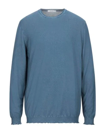 Shop Kangra Cashmere Sweaters In Slate Blue