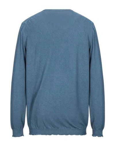 Shop Kangra Cashmere Sweaters In Slate Blue