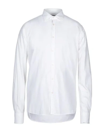 Shop Aglini Shirts In White