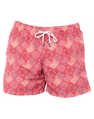 Shop Roda Swim Trunks In Garnet