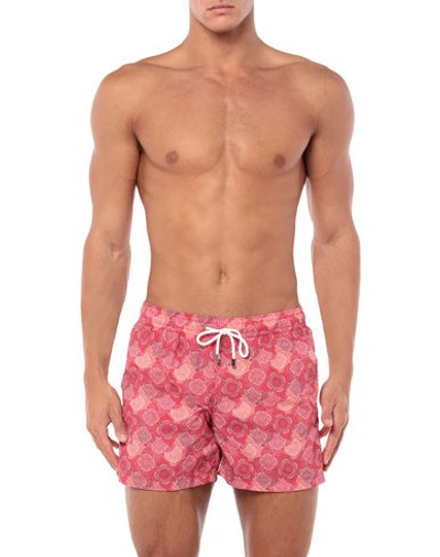 Shop Roda Swim Trunks In Garnet