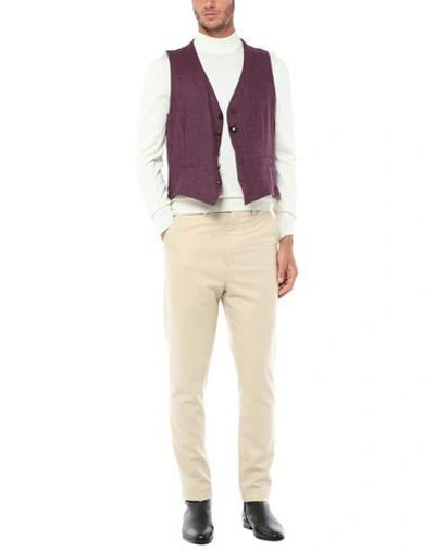 Lardini Suit Vest In Mauve