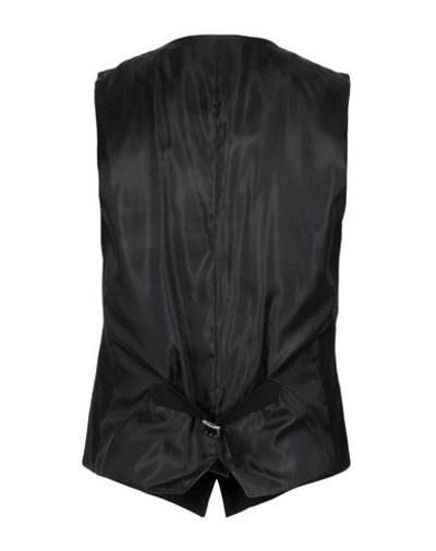 Shop Antony Morato Man Vest Black Size 34 Polyester, Viscose, Wool, Elastane