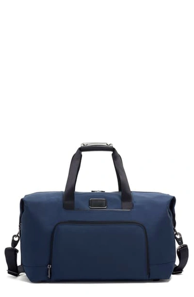 Shop Tumi Alpha 3 Double Expansion Satchel In Blue Moon