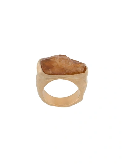 Shop Dsquared2 Stone-detail Ring In Gold