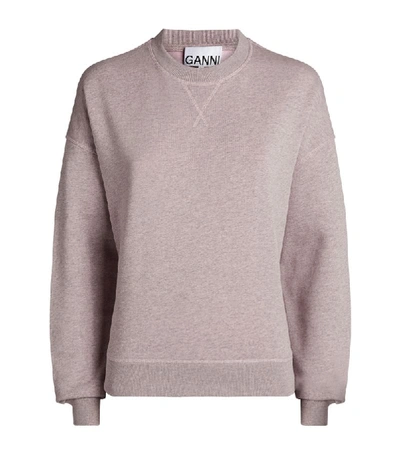 Shop Ganni Crew-neck Sweatshirt