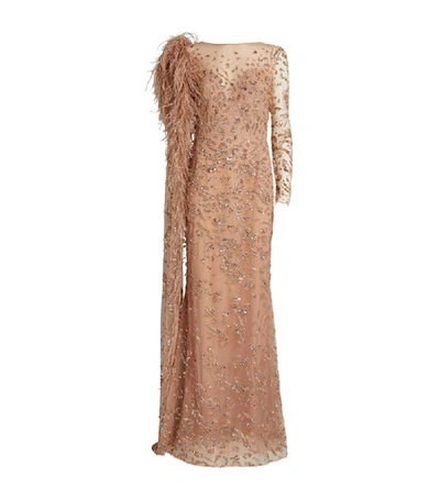 Shop Zuhair Murad Coddy Embellished Gown