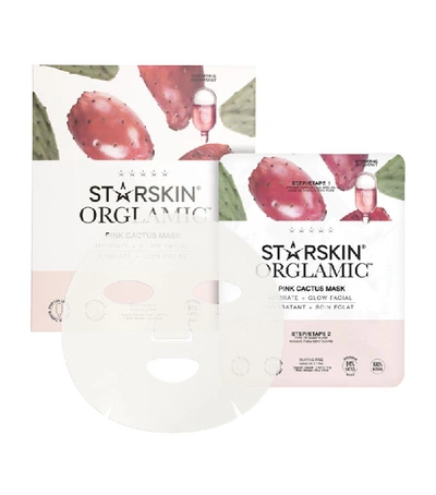Shop Starskin Orglamic Pink Cactus Mask (1.2ml) In White