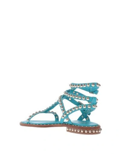 Shop Ash Sandals In Turquoise
