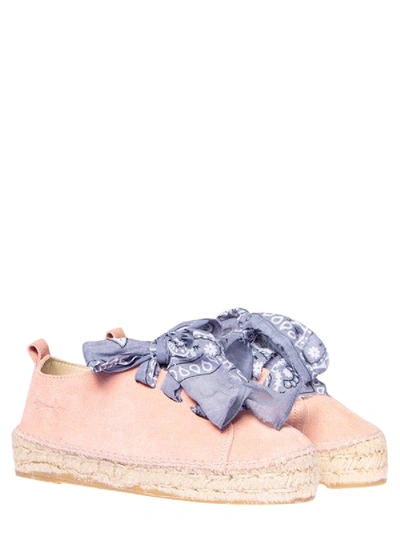 Shop Manebi "bandana" Espadrillas In Pink