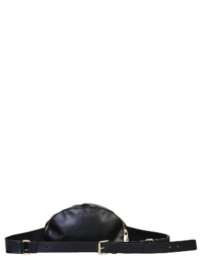 Shop Moschino "basket Cap" Belt Bag In Black