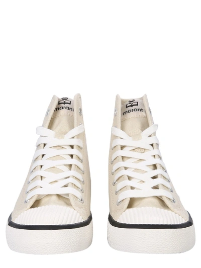 Shop Isabel Marant "benkeen" Sneakers In White