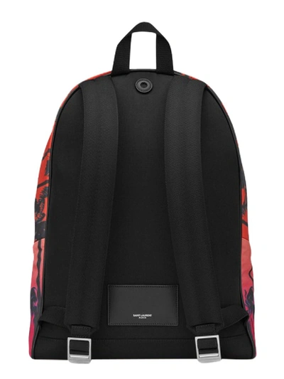 Shop Saint Laurent "city" Backpack In Black