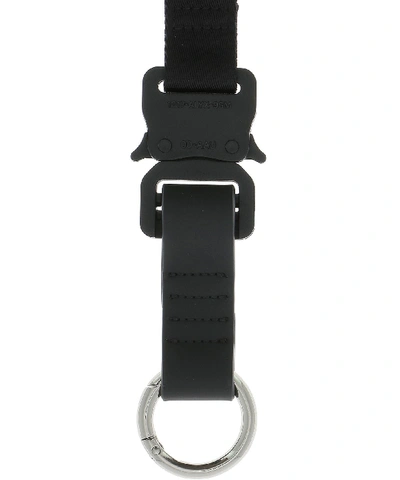 Shop Alyx "classic Lanyard" Keyring In Black  