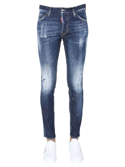 Shop Dsquared2 "cool Guy" Jeans In Blue