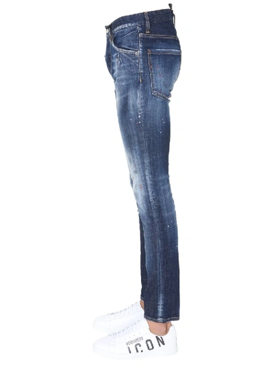 Shop Dsquared2 "cool Guy" Jeans In Blue