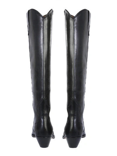 Shop Isabel Marant "denvee" Boots In Black