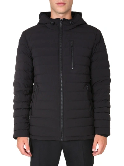 Shop Moose Knuckles "fulcres Down Jacket In Black