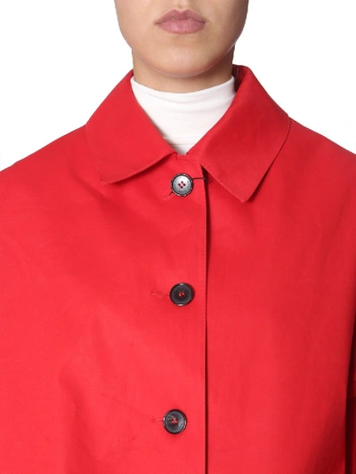 Shop Mackintosh "humbie Lr" Trench In Red