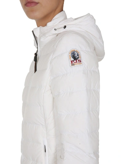 Shop Parajumpers "juliet" Down Jacket In White