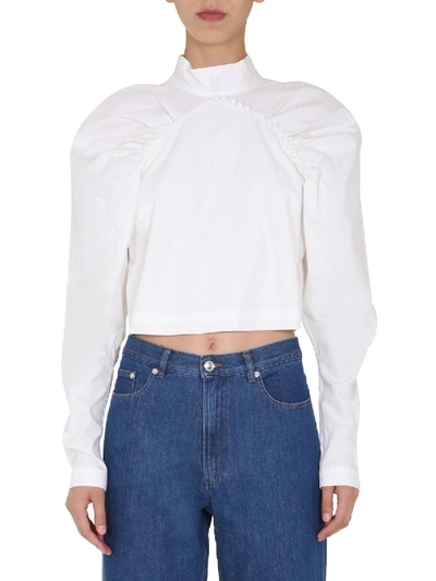 Shop Rotate Birger Christensen "kim" Top In White