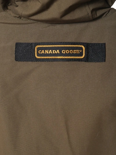 Shop Canada Goose "langford" Parka In Military Green