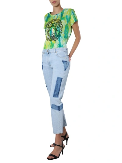 Shop Versace "medusa" T-shirt In Green