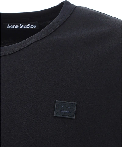 Shop Acne Studios "nash Face" T-shirt In Black  