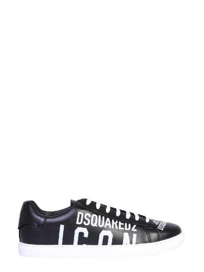 Shop Dsquared2 "new Tennis" Sneaker In Black