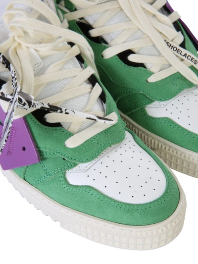Shop Off-white "off Court Low" Sneakers In Green