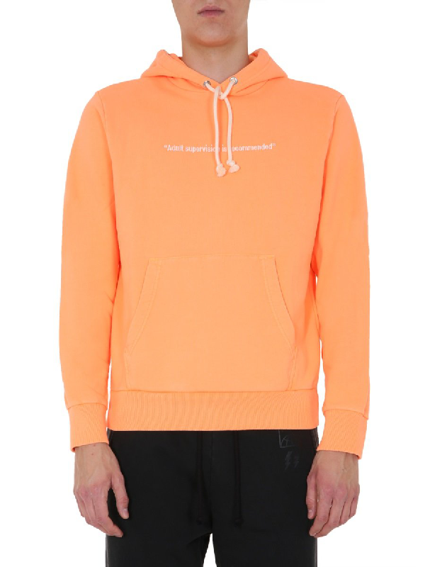 diesel sweatshirt orange