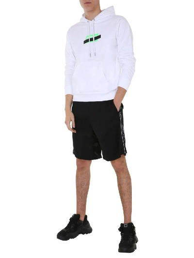 Shop Diesel "s-girk-hood-s1" Sweatshirt In White