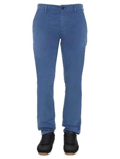 Shop Hugo Boss "schino" Trousers In Blue