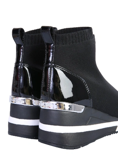 Shop Michael Michael Kors "skyler" Sneakers In Black