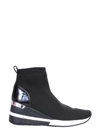 Shop Michael Michael Kors "skyler" Sneakers In Black
