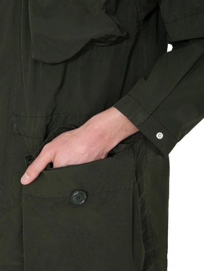 Shop Aspesi "smock" Parka In Military Green