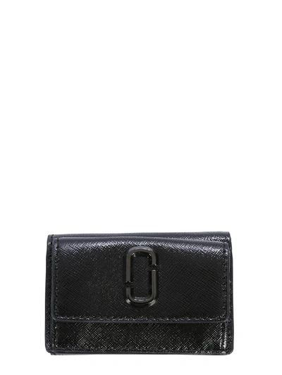 Shop Marc Jacobs "snapshot Mini Trifold" Wallet In Black