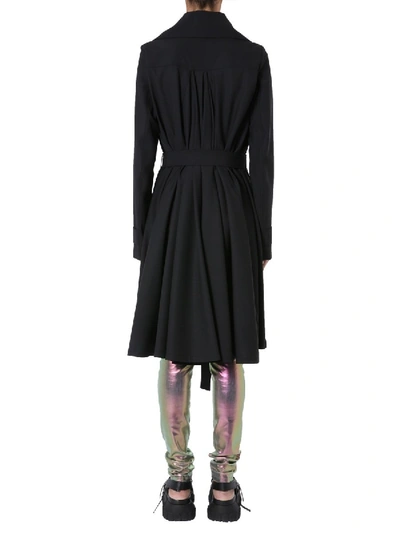 Shop Rick Owens "soft"trench In Black