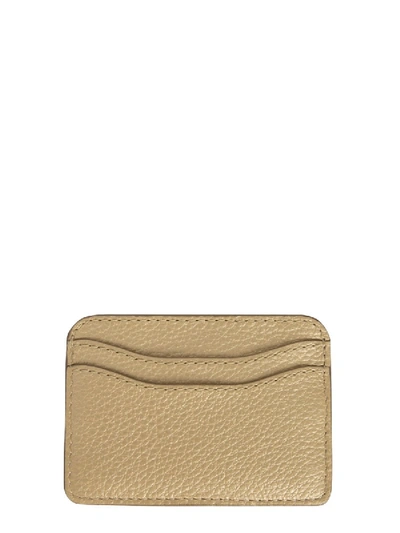 Shop Marc Jacobs "softshot" Card Holder In Gold