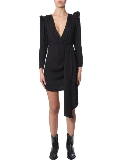 Shop Jovonna "tami" Dress In Black