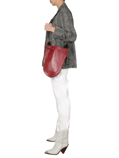 Shop Isabel Marant Étoile "taj" Crossbody Bag In Red