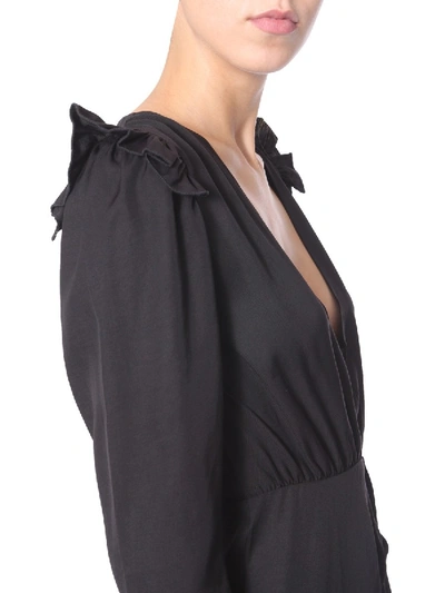 Shop Jovonna "tami" Dress In Black