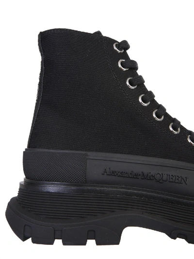 Shop Alexander Mcqueen "tread Slik" Boots In Black