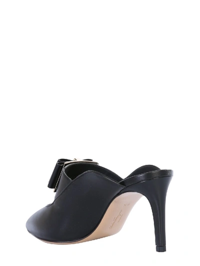 Shop Ferragamo "zelda" Mules Sandals In Black
