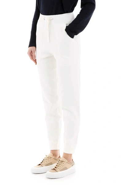 Shop Max Mara 's  Avila Jogger Pants In Optical White