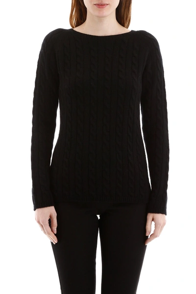 Shop Max Mara 's  Giotre Pullover In Nero