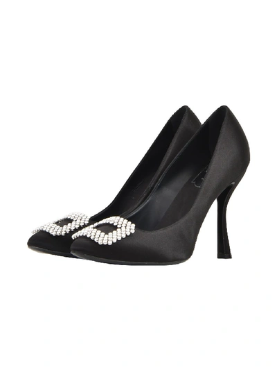 Shop Roger Vivier 10cm Vertigo Pumps In Black