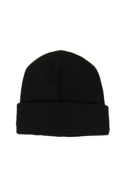 Shop 424 Knit Hat In Black